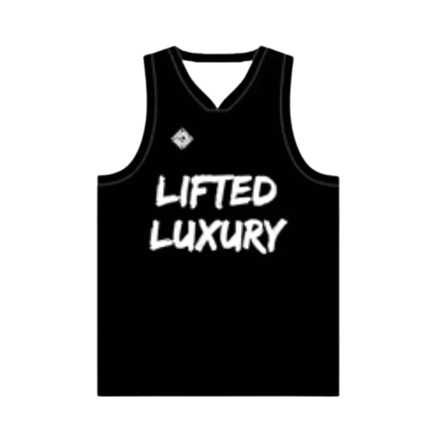 Lifted Luxury Graffiti Jersey – Black/White - Lifted Luxury streetwear