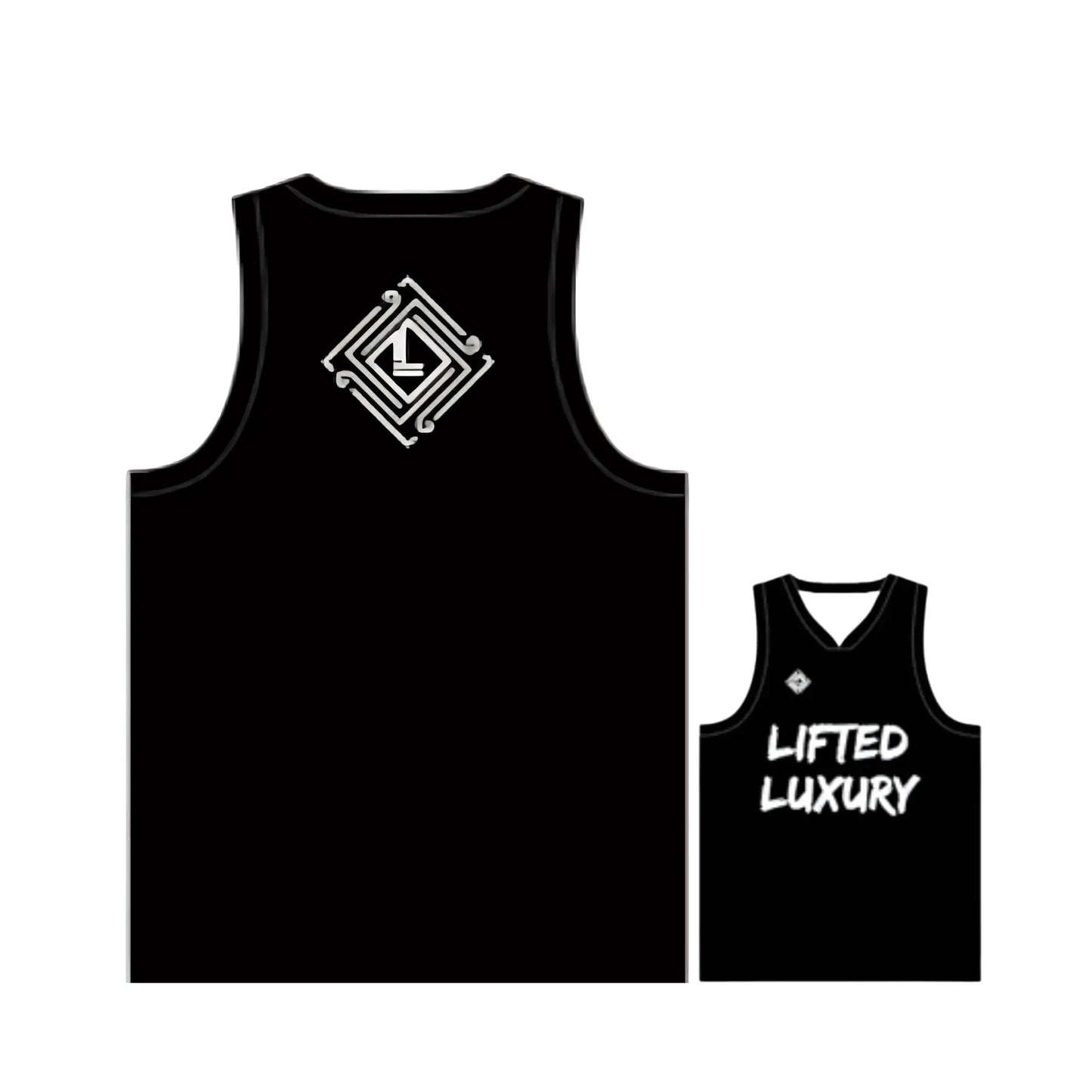 Lifted Luxury Graffiti Jersey – Black/White - Lifted Luxury streetwear