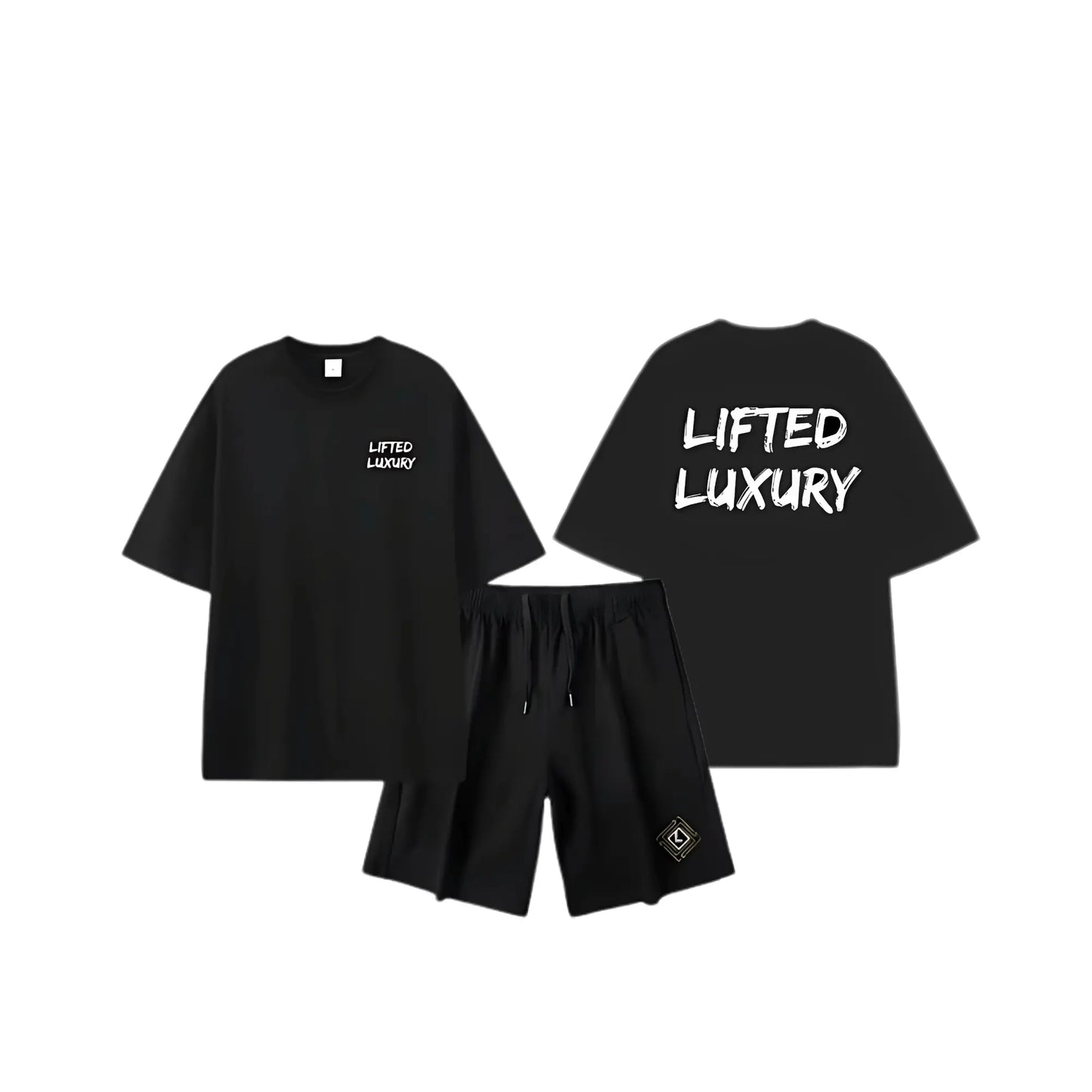 Lifted Luxury Street Set – Black - Lifted Luxury streetwear