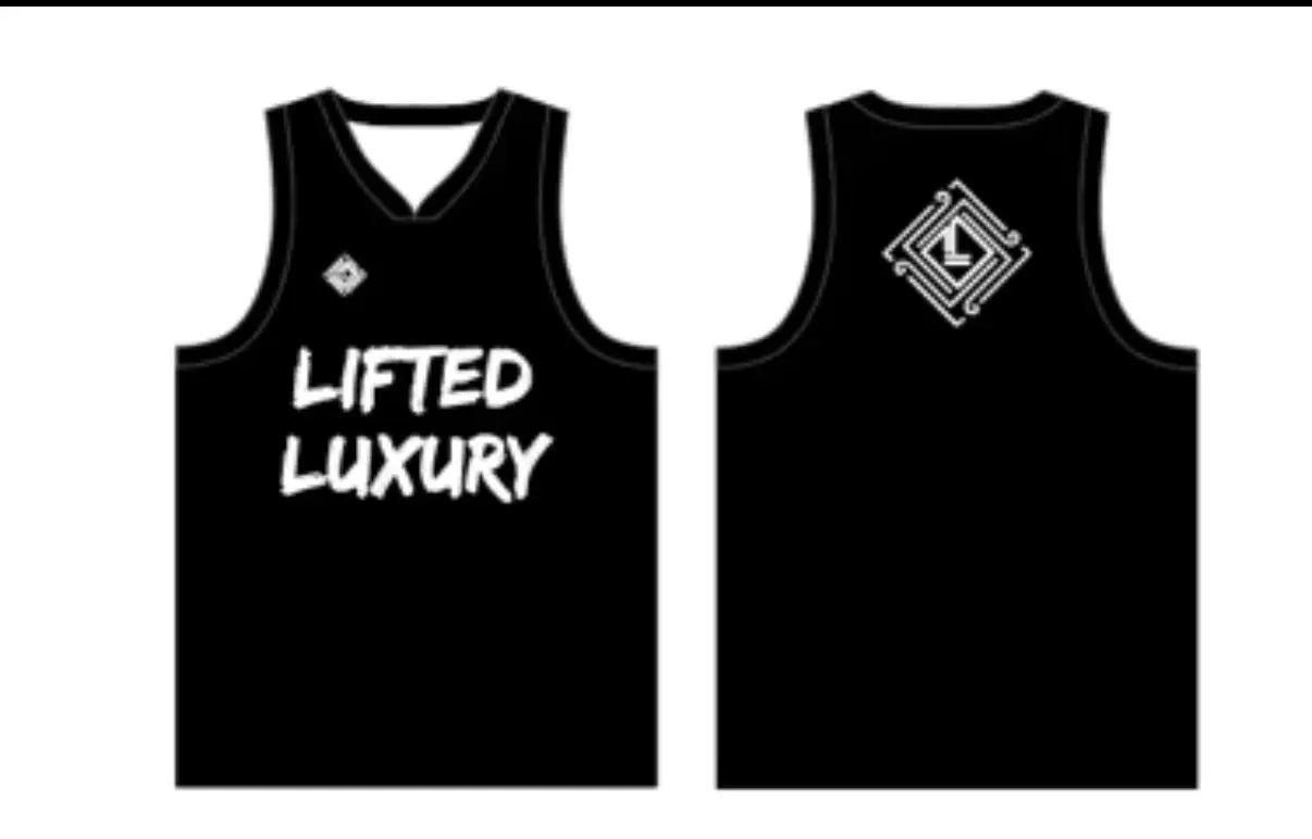 Lifted Luxury Graffiti Jersey – Black/White - Lifted Luxury streetwear