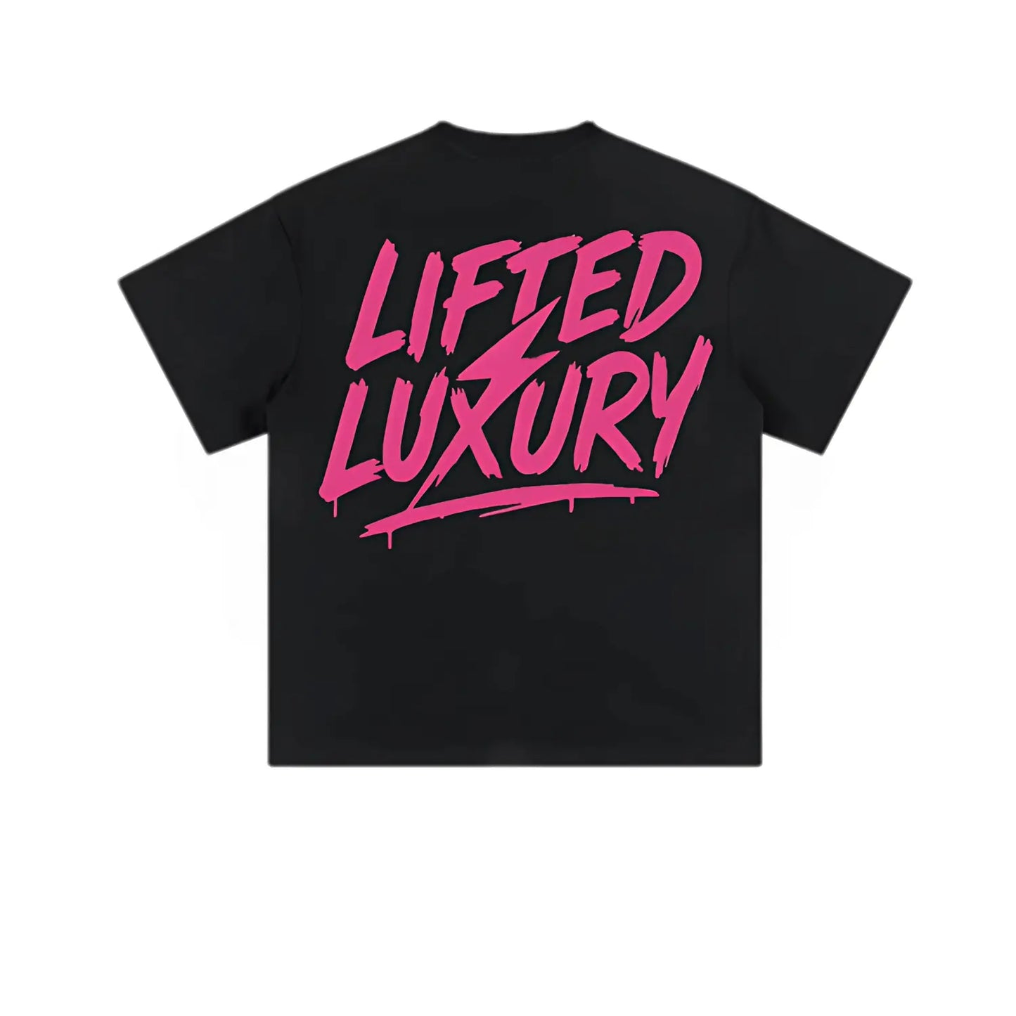 Lifted Luxury “Neon Edge” Tee – Electric Pink - Lifted Luxury streetwear