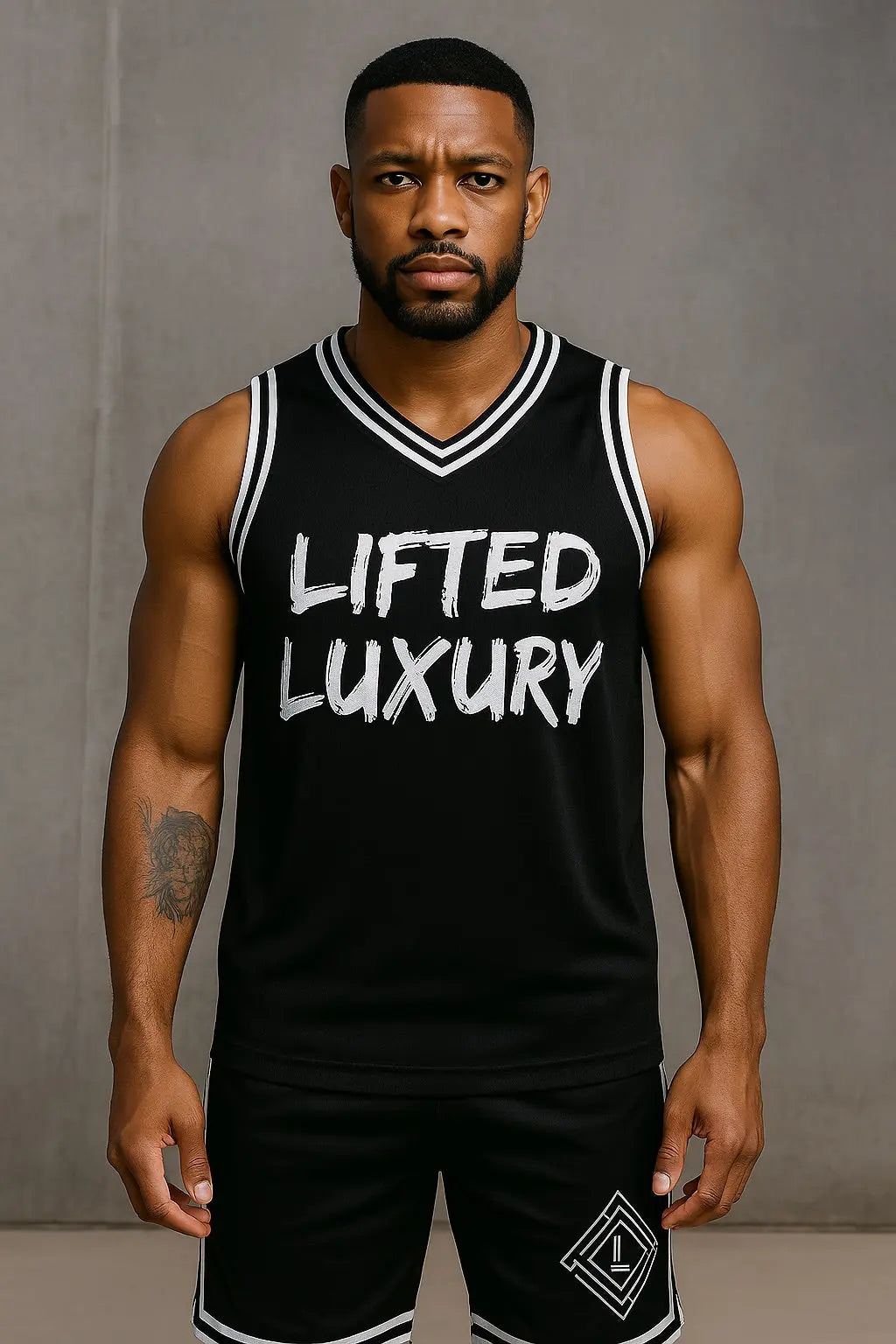 Lifted Luxury “Miami State of Mind” Jersey – Black/White - Lifted Luxury streetwear