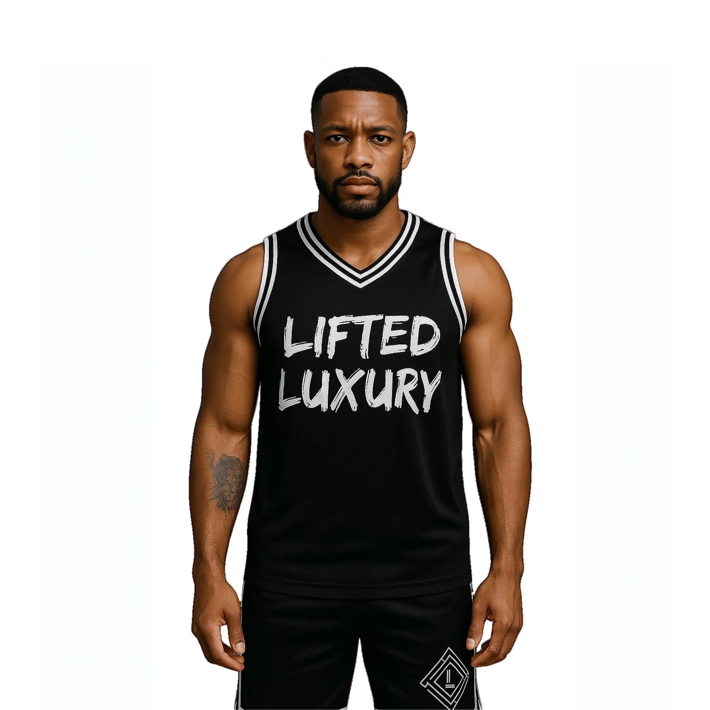 Lifted Luxury “Miami State of Mind” Jersey – Black/White - Lifted Luxury streetwear