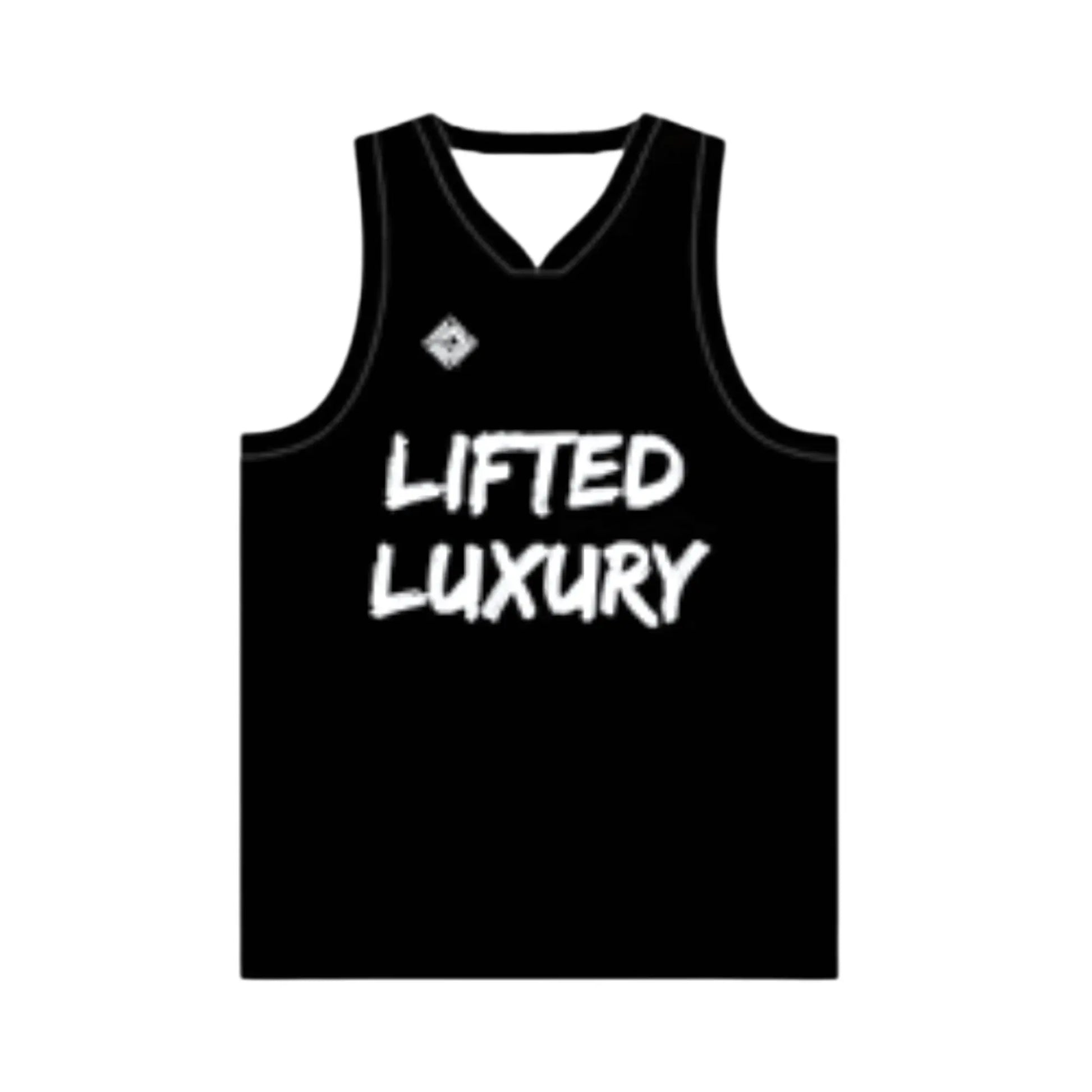 Lifted Luxury Graffiti Jersey – Black/White - Lifted Luxury streetwear
