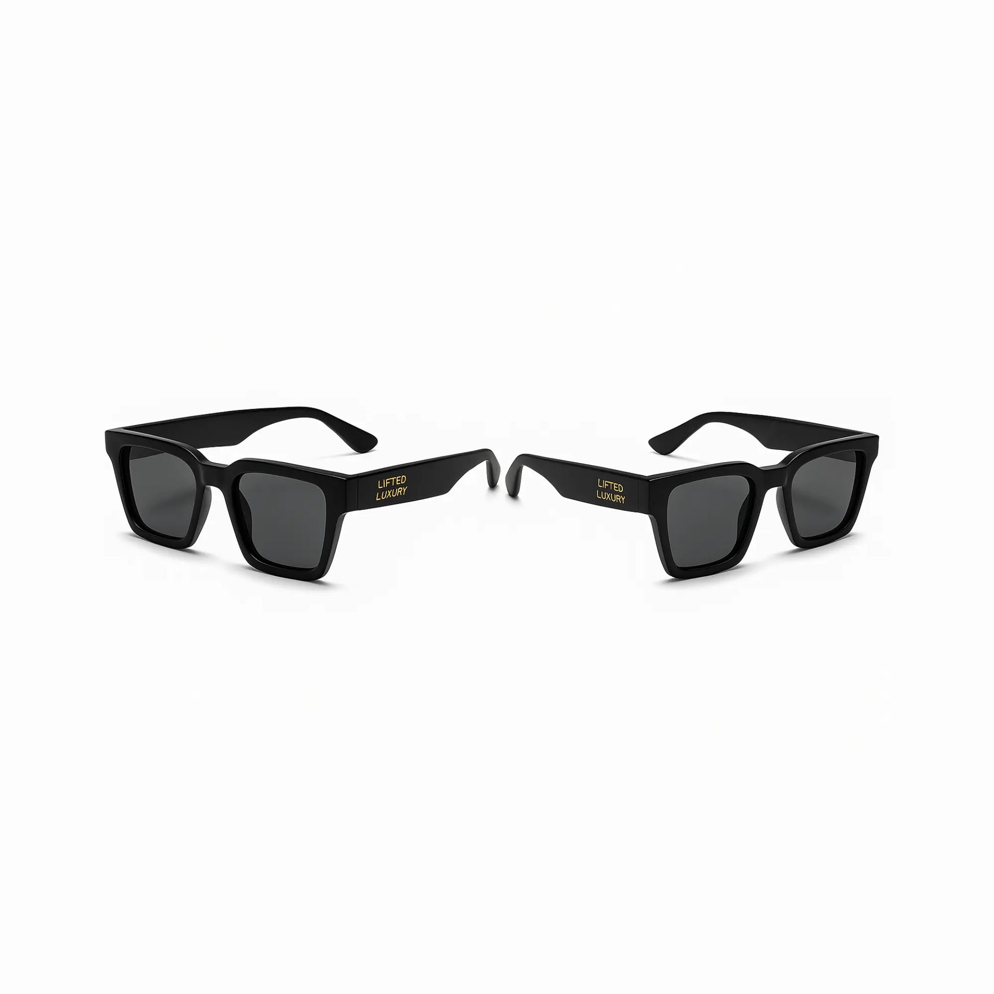 Lifted Luxury Everyday Sunglasses – Matte Black/Gold - Lifted Luxury streetwear
