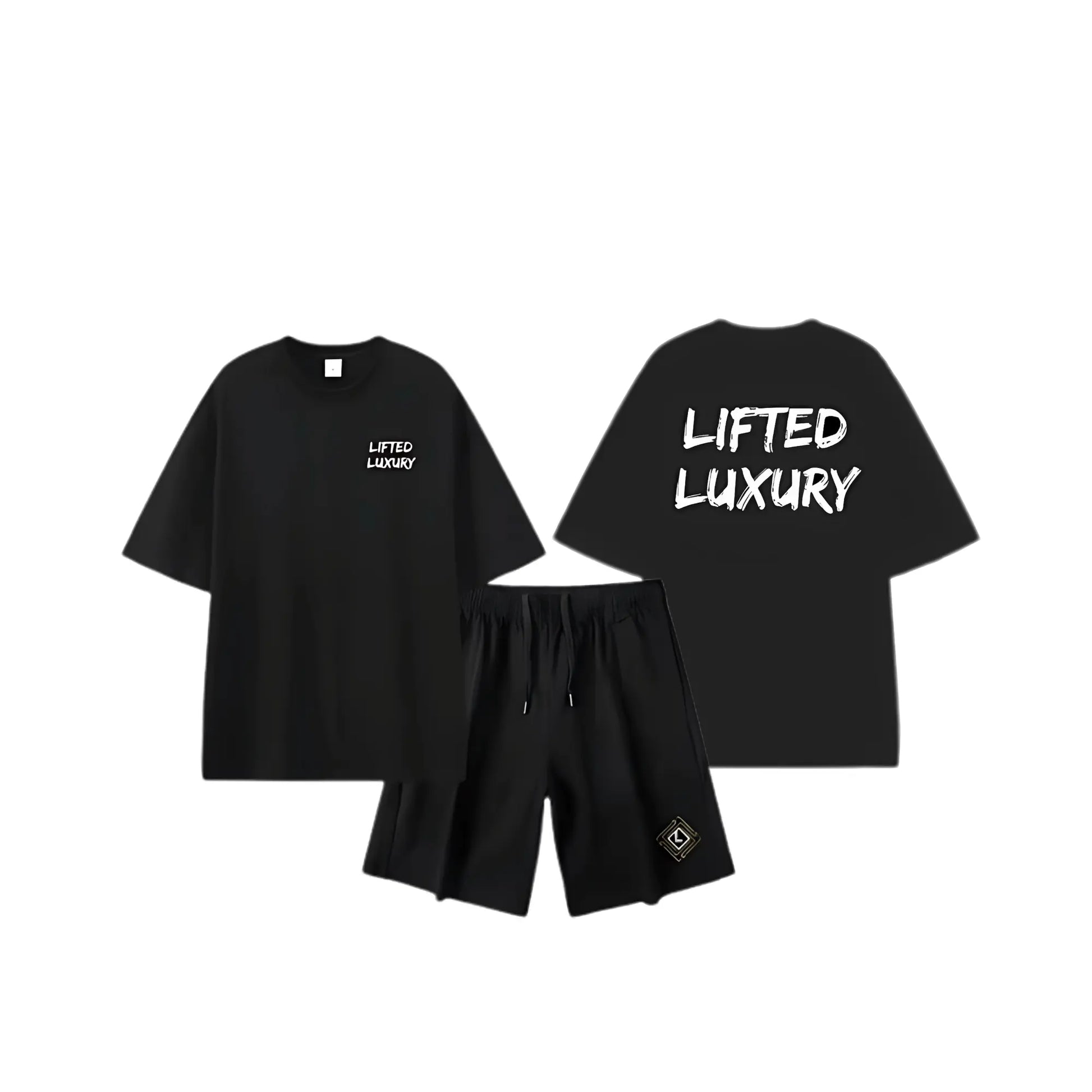 Lifted Luxury Street Set – Black - Lifted Luxury streetwear